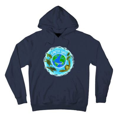 Cute Sea Turtles Earth Day Everyday Environmentalists Tall Hoodie