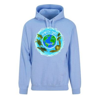 Cute Sea Turtles Earth Day Everyday Environmentalists Unisex Surf Hoodie