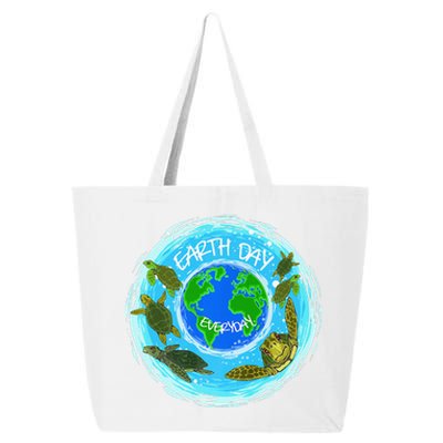 Cute Sea Turtles Earth Day Everyday Environmentalists 25L Jumbo Tote