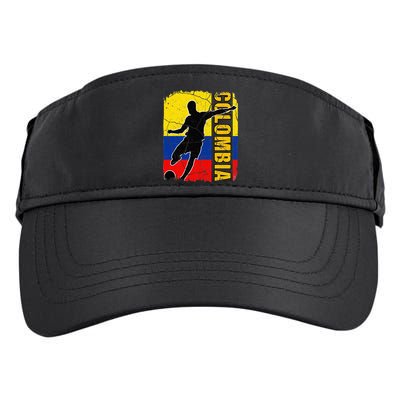 Colombian Soccer Team Colombia Flag Jersey Adult Drive Performance Visor