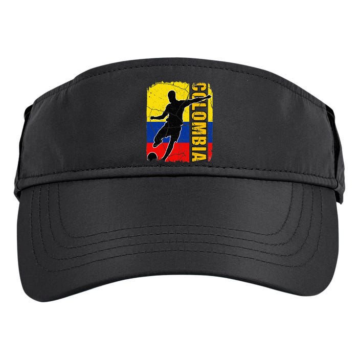 Colombian Soccer Team Colombia Flag Jersey Adult Drive Performance Visor