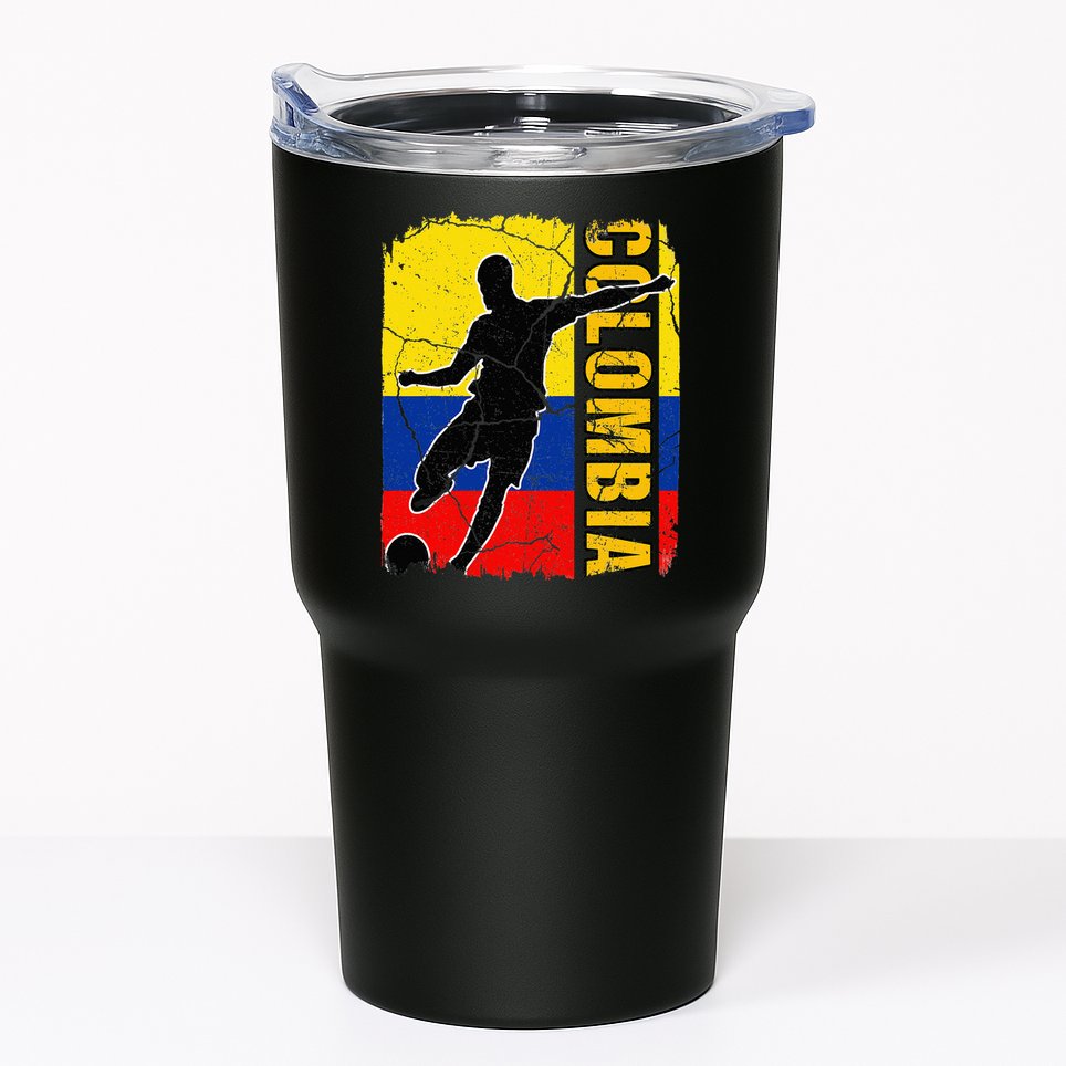 Colombian Soccer Team Colombia Flag Jersey Tumbler