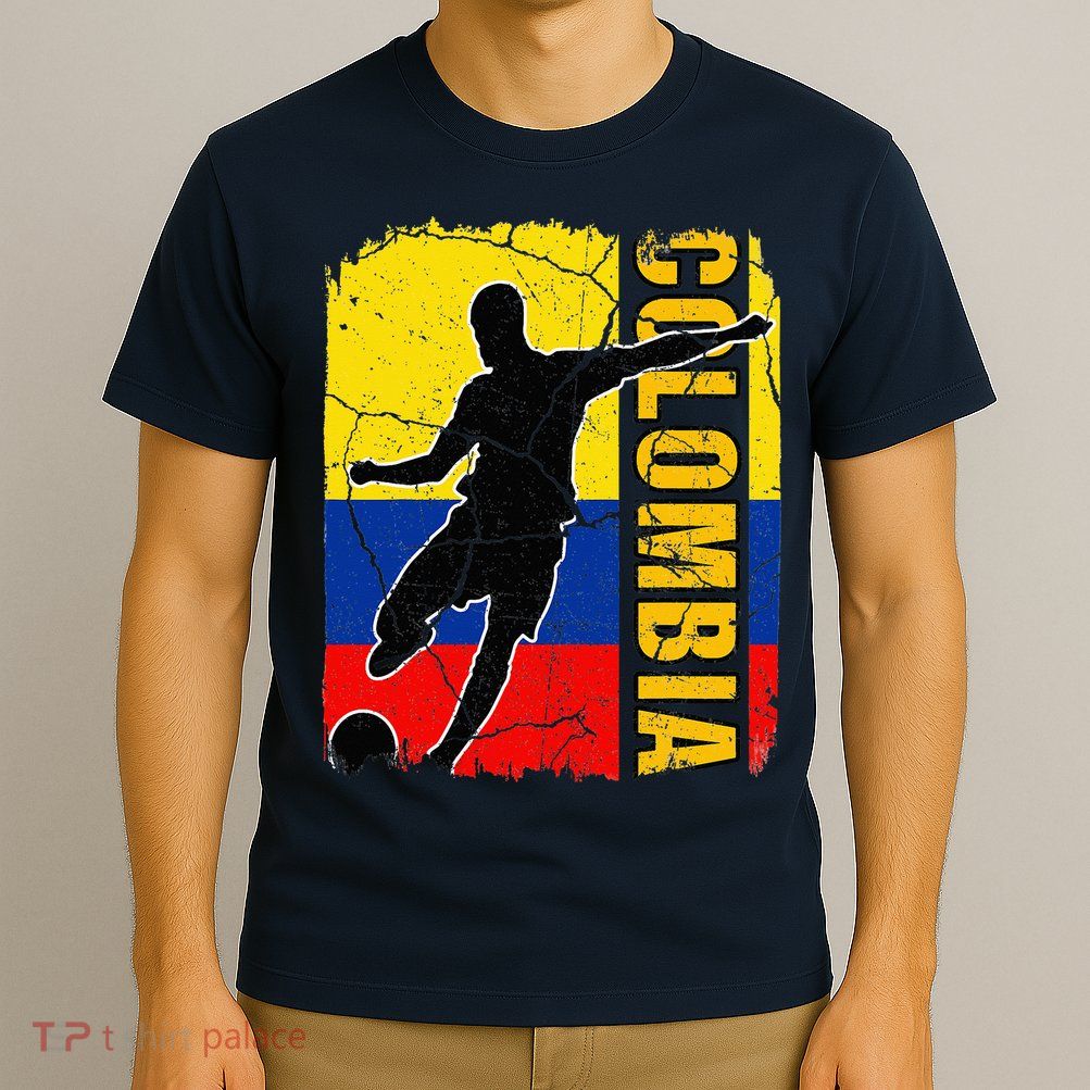 Colombian Soccer Team Colombia Flag Jersey T-Shirt