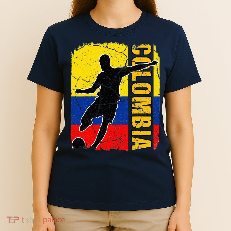 Colombian Soccer Team Colombia Flag Jersey T-Shirt