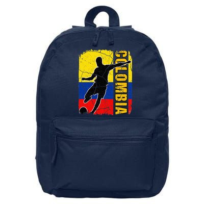 Colombian Soccer Team Colombia Flag Jersey 16 in Basic Backpack