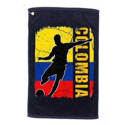 Colombian Soccer Team Colombia Flag Jersey Golf Towel