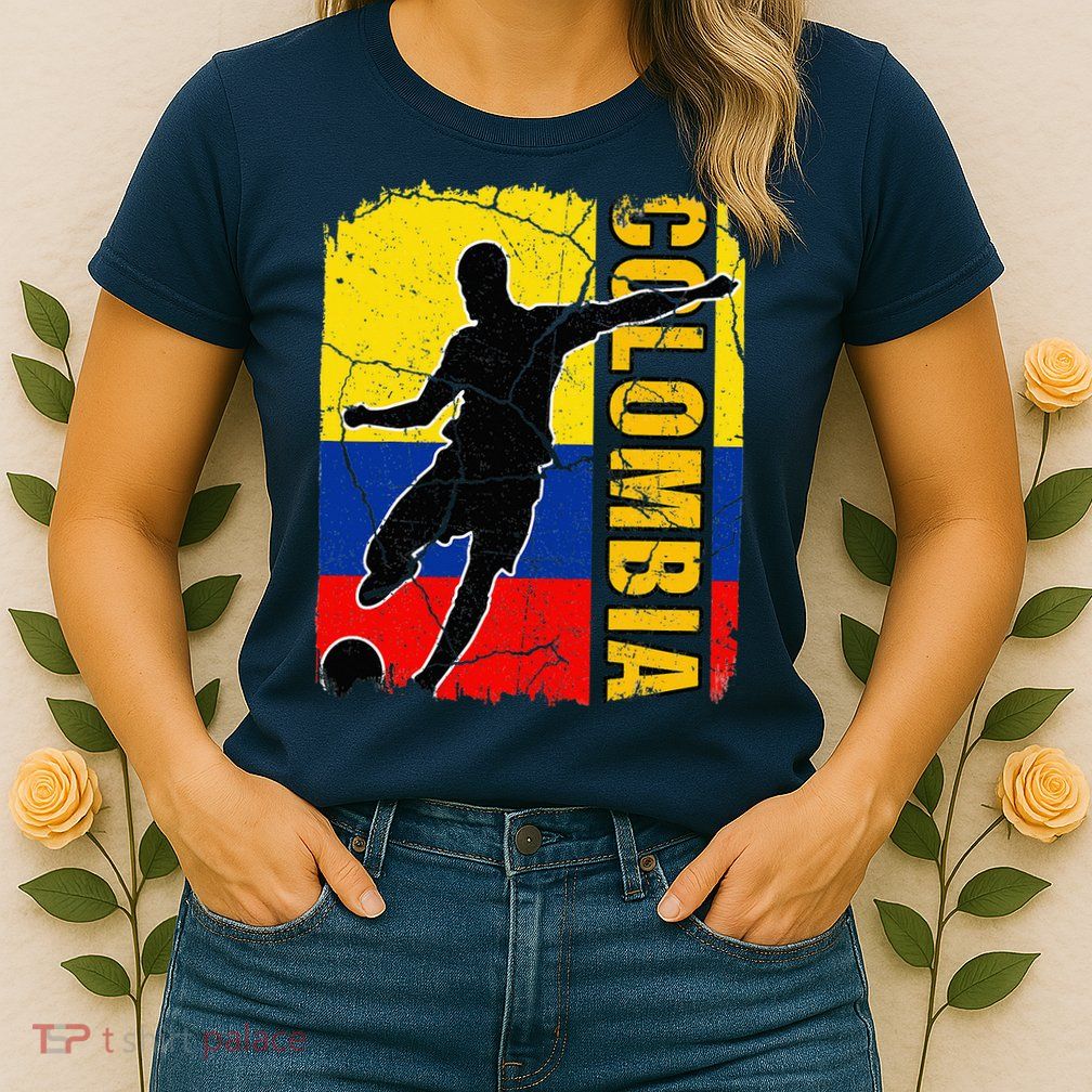 Colombian Soccer Team Colombia Flag Jersey Womens T-Shirt