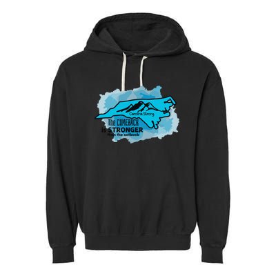 Carolina Strong The Comeback Is Stronger Than The Setback Garment-Dyed Fleece Hoodie