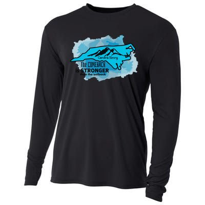 Carolina Strong The Comeback Is Stronger Than The Setback Cooling Performance Long Sleeve Crew