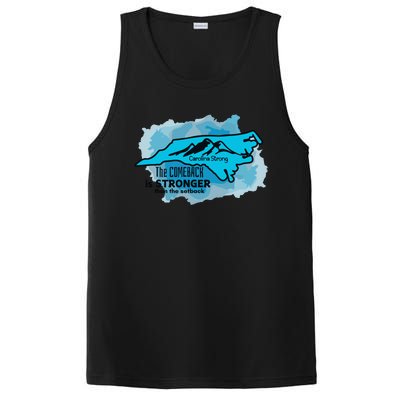 Carolina Strong The Comeback Is Stronger Than The Setback PosiCharge Competitor Tank