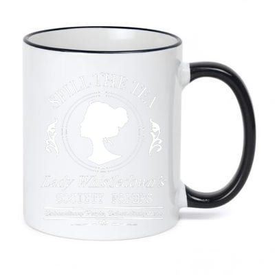 Cool Spill The Tea Lady Whistledown Society Paper 11oz Black Color Changing Mug