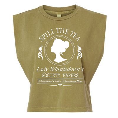 Cool Spill The Tea Lady Whistledown Society Paper Garment-Dyed Women's Muscle Tee