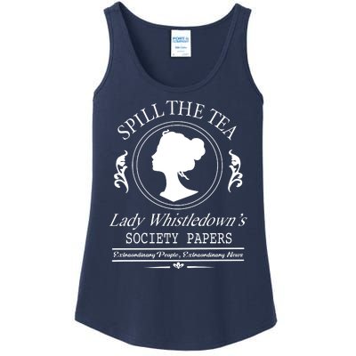 Cool Spill The Tea Lady Whistledown Society Paper Ladies Essential Tank