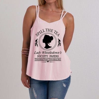 Cool Spill The Tea Lady Whistledown Society Paper Women's Strappy Tank