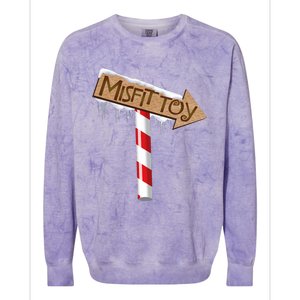 Christmas Sign Toy Funny Colorblast Crewneck Sweatshirt