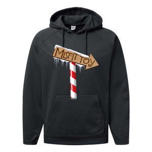 Christmas Sign Toy Funny Performance Fleece Hoodie