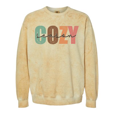 Cozy Sublimation Thanksgiving Colorblast Crewneck Sweatshirt