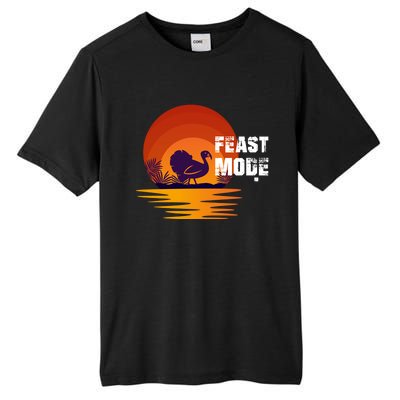 Cool Sunset Turkey Day Feast Mode Gift Tall Fusion ChromaSoft Performance T-Shirt