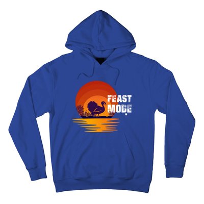 Cool Sunset Turkey Day Feast Mode Gift Hoodie