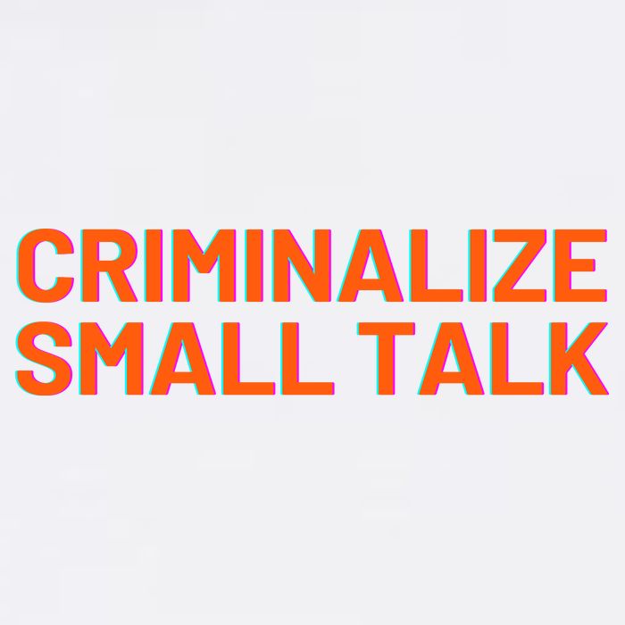 Criminalize Small Talk Garment-Dyed Sweatshirt