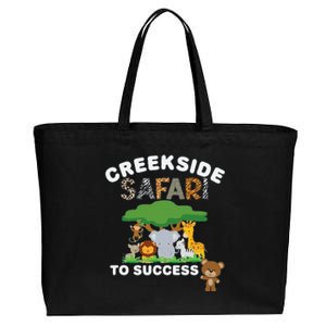 Creekside Safari To Success Cotton Canvas Jumbo Tote