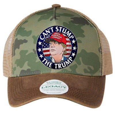 Can't Stump The Trump 1 Legacy Tie Dye Trucker Hat