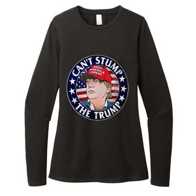 Can't Stump The Trump 1 Womens CVC Long Sleeve Shirt