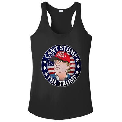 Can't Stump The Trump 1 Ladies PosiCharge Competitor Racerback Tank