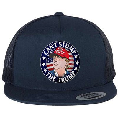 Can't Stump The Trump 1 Flat Bill Trucker Hat