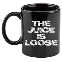 Casual Summer Trendy THE JUICE IS LOOSE Electric 11oz C Handle Ceramic Mug