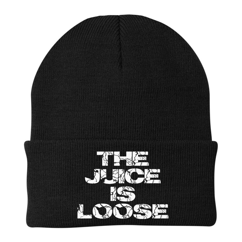 Casual Summer Trendy THE JUICE IS LOOSE Electric Beanie