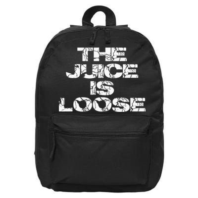 Casual Summer Trendy THE JUICE IS LOOSE Electric 16 in Basic Backpack