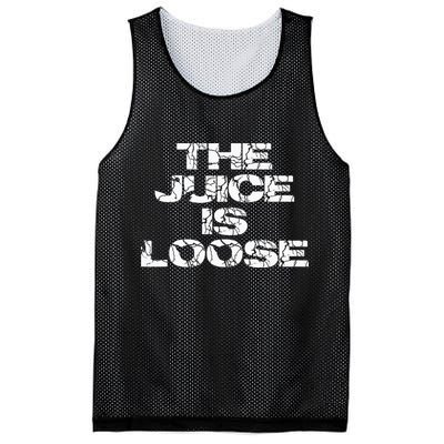 Casual Summer Trendy THE JUICE IS LOOSE Electric Mesh Reversible Basketball Jersey Tank