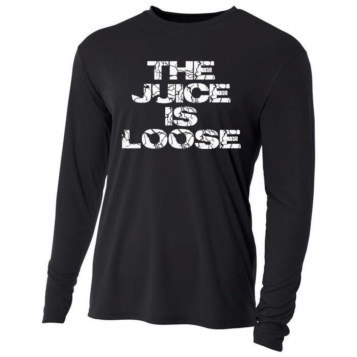 Casual Summer Trendy THE JUICE IS LOOSE Electric Cooling Performance Long Sleeve Crew