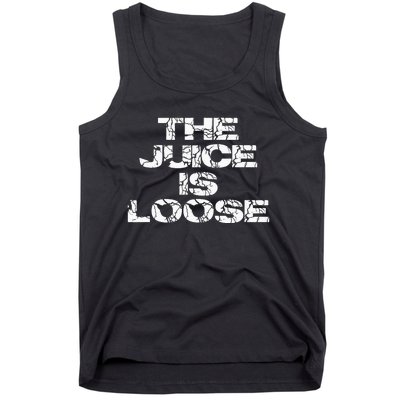 Casual Summer Trendy THE JUICE IS LOOSE Electric Tank Top