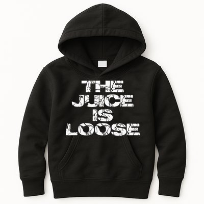 Casual Summer Trendy THE JUICE IS LOOSE Electric Kids Hoodie