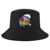 Cool Sea Turtle Ocean Life Cool Comfort Performance Bucket Hat