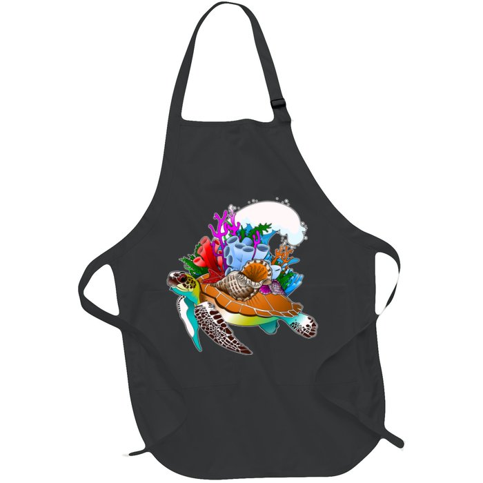 Cool Sea Turtle Ocean Life Apron