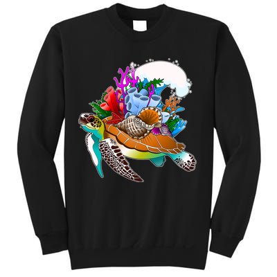 Cool Sea Turtle Ocean Life Sweatshirt