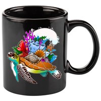 Cool Sea Turtle Ocean Life 11oz C Handle Ceramic Mug