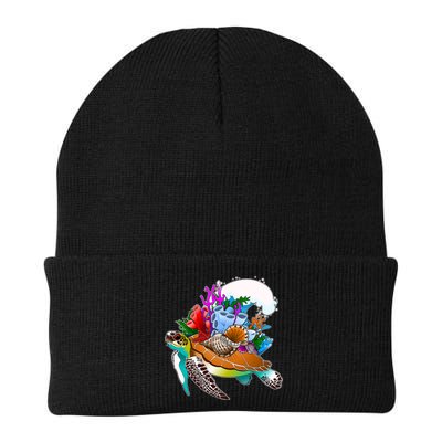 Cool Sea Turtle Ocean Life Knit Cap Winter Beanie