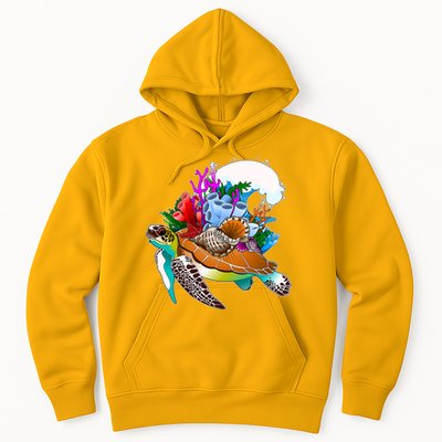 Cool Sea Turtle Ocean Life Hoodie