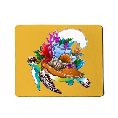 Cool Sea Turtle Ocean Life Mousepad