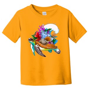 Cool Sea Turtle Ocean Life Toddler T-Shirt