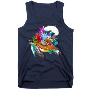 Cool Sea Turtle Ocean Life Tank Top