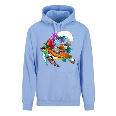 Cool Sea Turtle Ocean Life Unisex Surf Hoodie