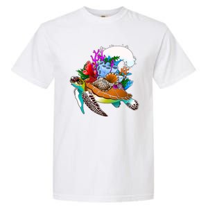 Cool Sea Turtle Ocean Life Garment-Dyed Heavyweight T-Shirt