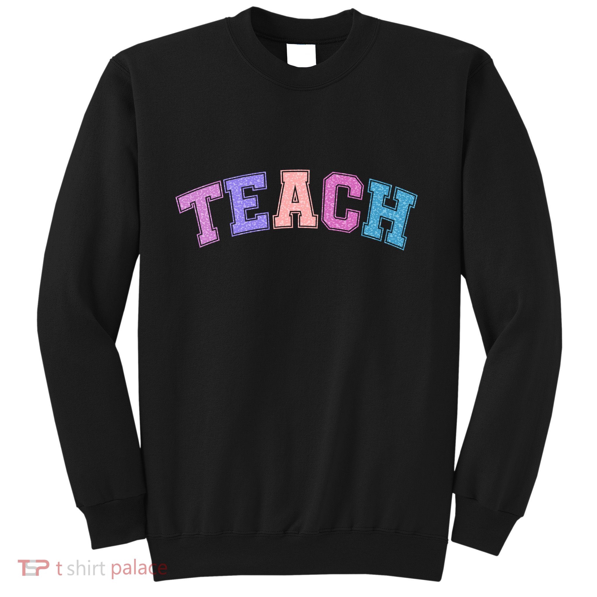 Cute Sporty Teach Logo Sweatshirt