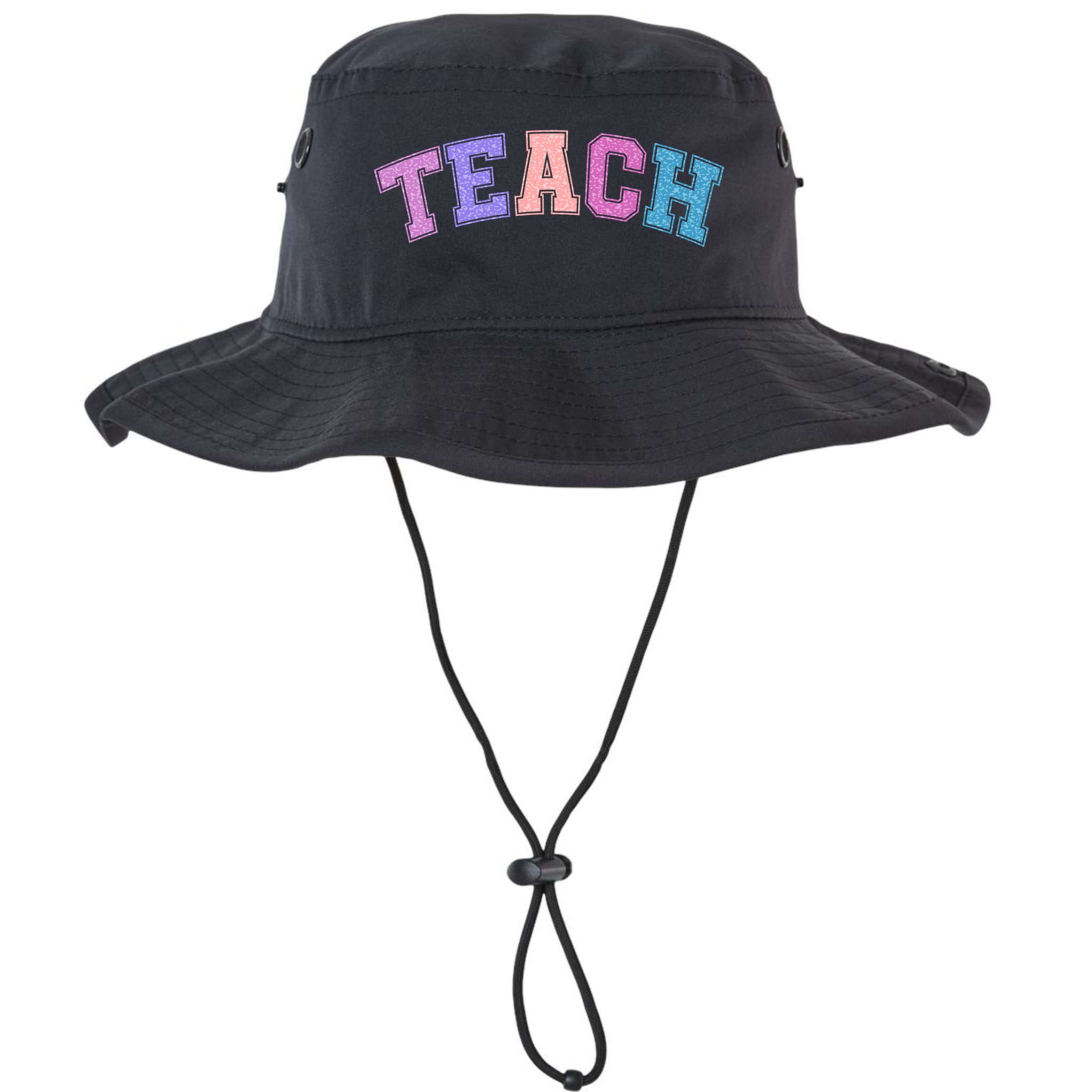 Cute Sporty Teach Logo Bucket Hat