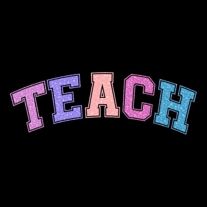 Cute Sporty Teach Logo Flatbill Hat